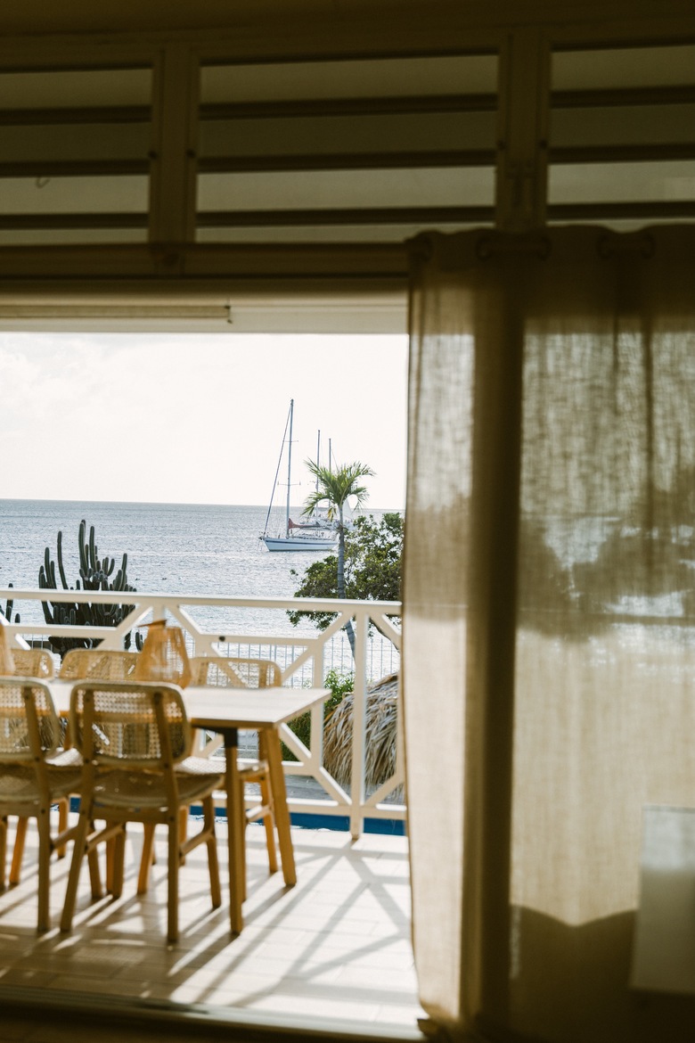 Terrace looking out to the sea